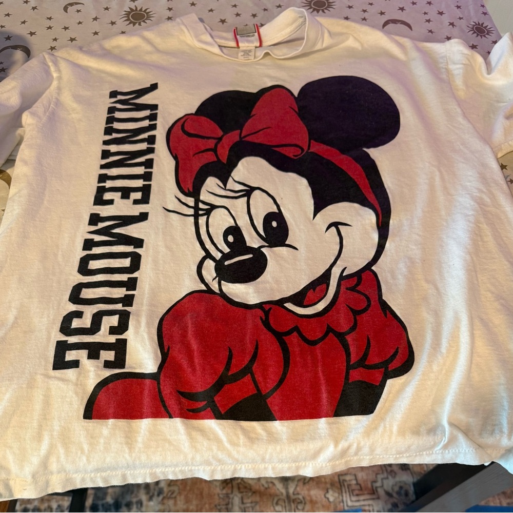 Disney Minnie Mouse Tee - Red and Black